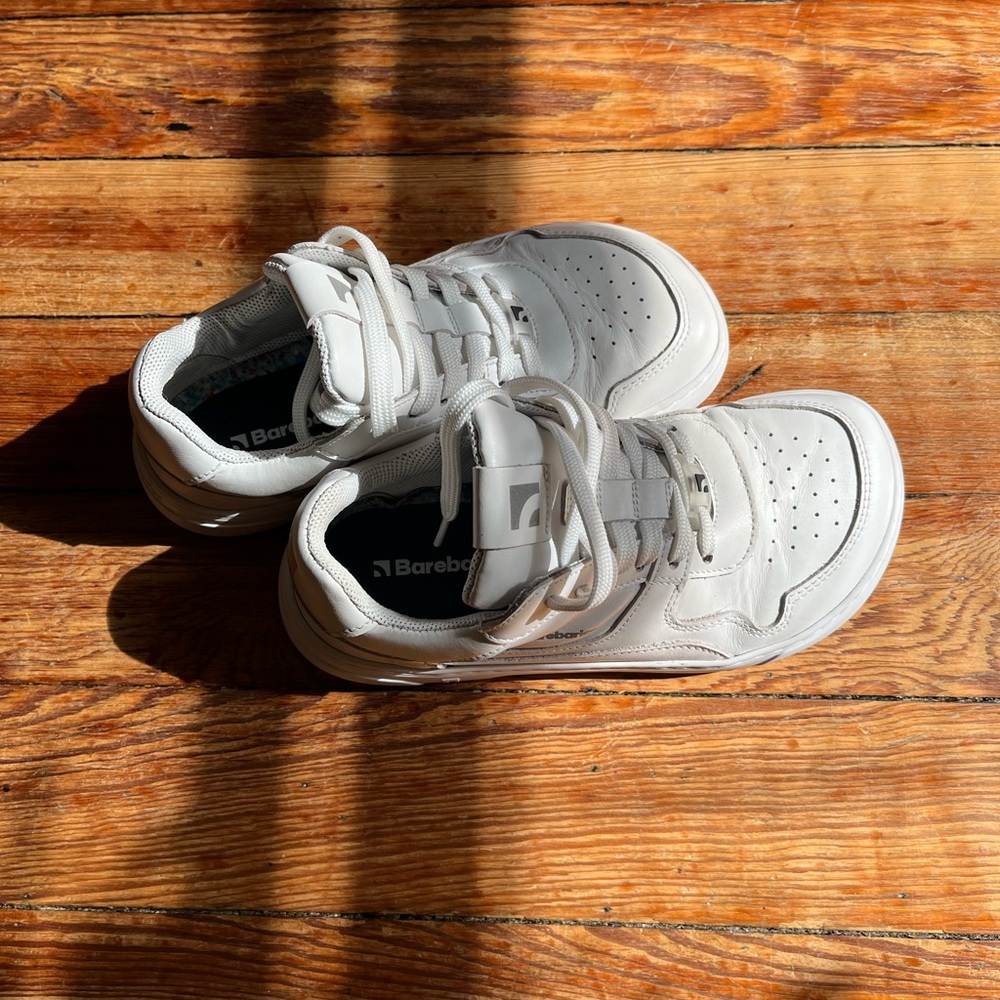 Barefoot Sneakers Barebarics Zing - All White - Leather 36